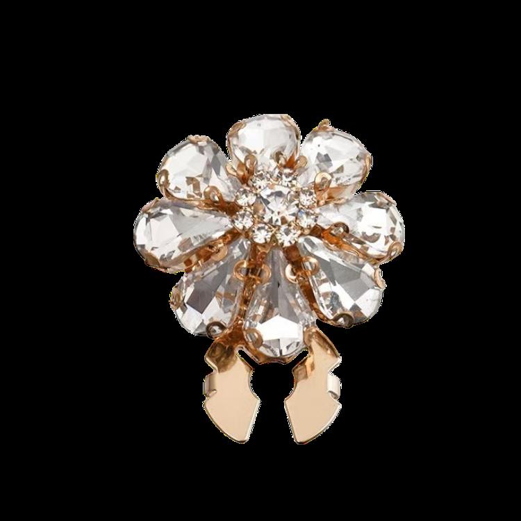 Stor blomst med klare steiner